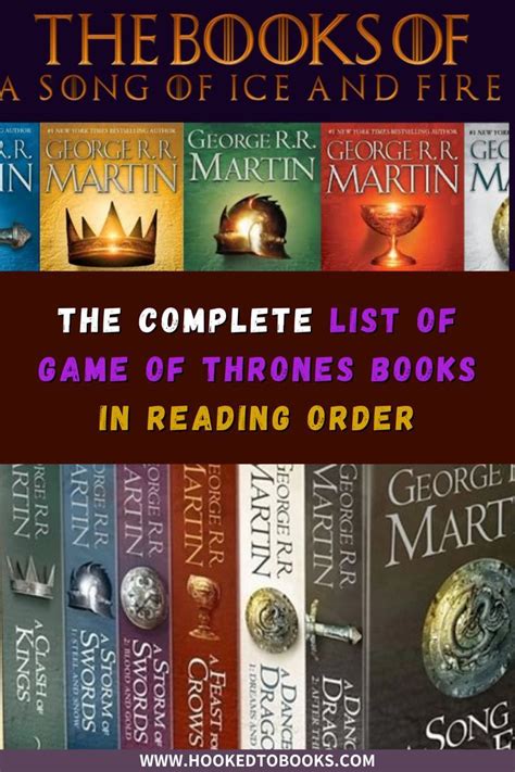 game of thrones order|Game of Thrones Reading Order: Every 'A Song of Ice and Fire .